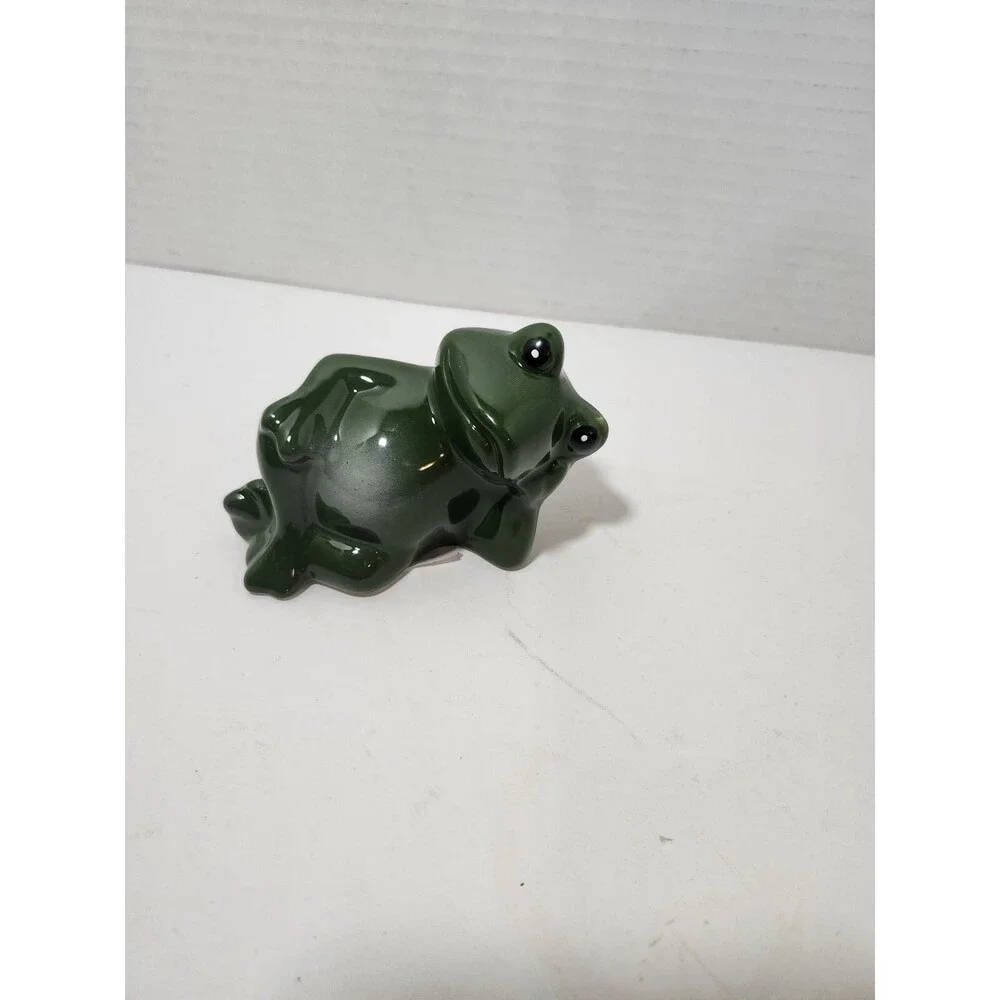 Ceramic Lounging Frog